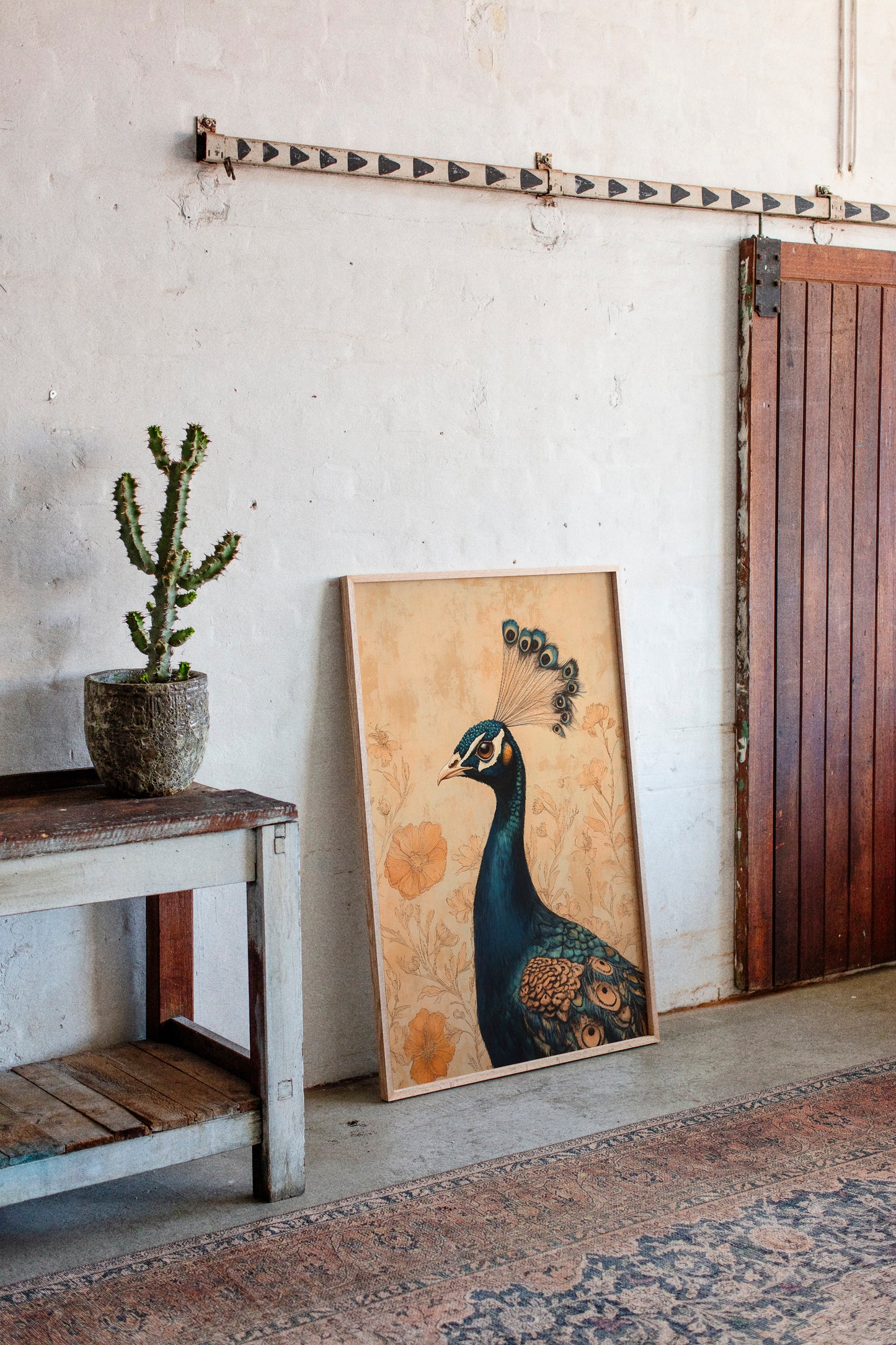 Poise and Petals in Copper and Teal