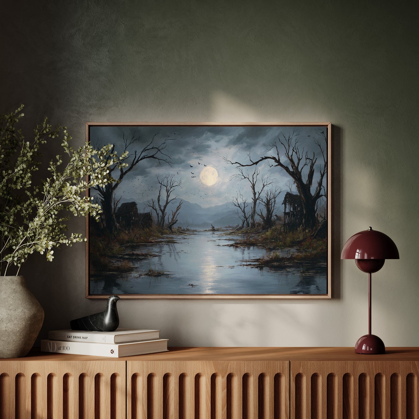 Moonlit Reflections on Forgotten Lands