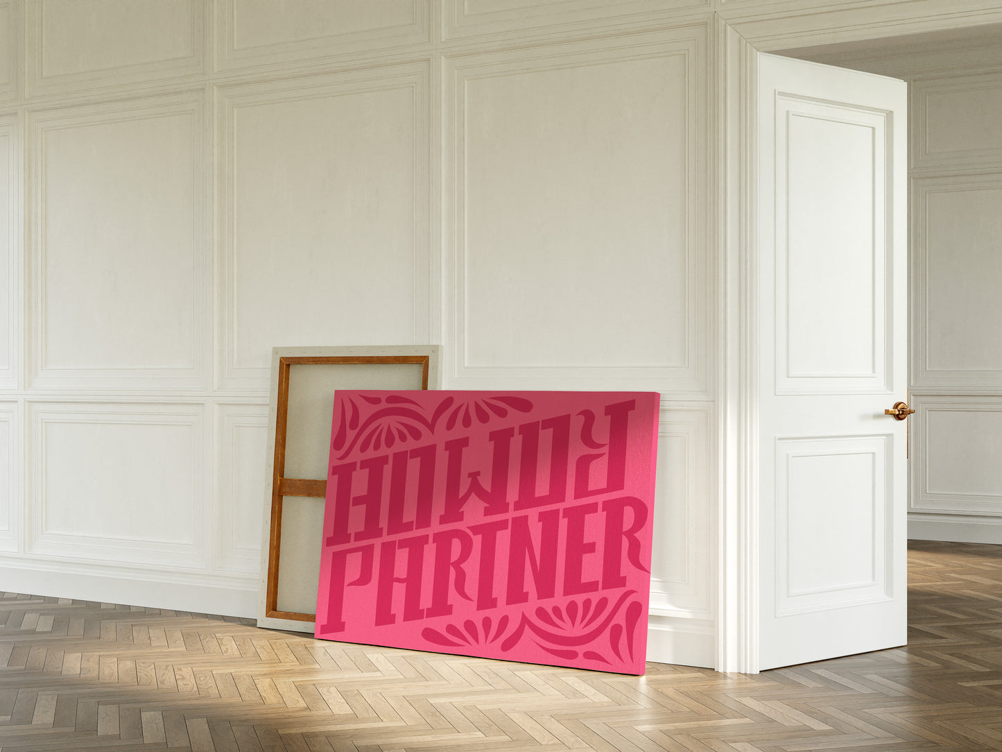 Howdy Partner in Playful Pink Western Style