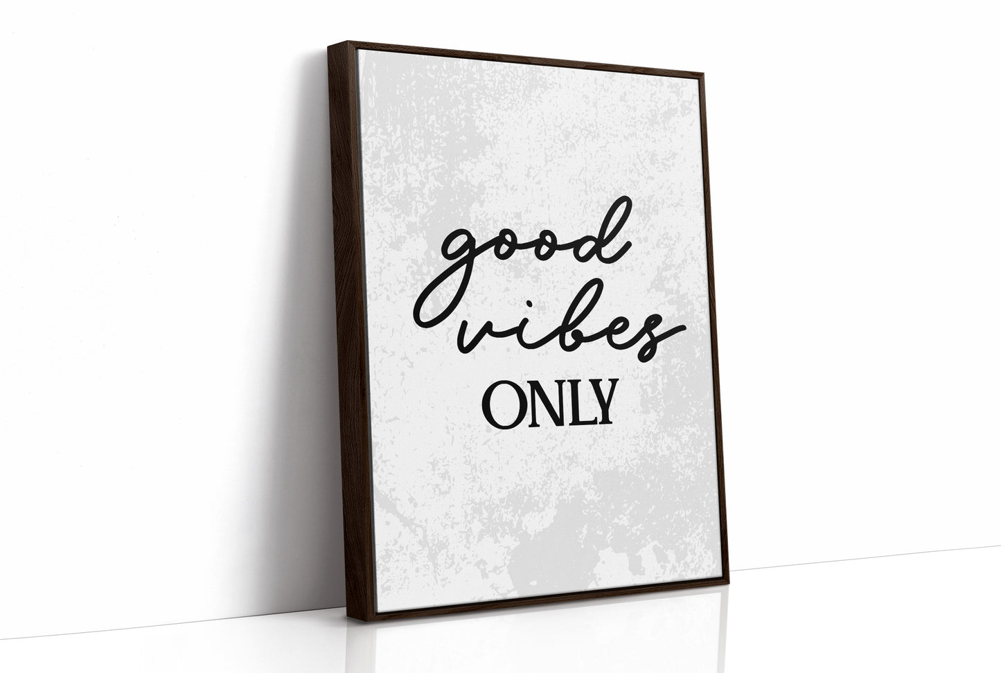 Good Vibes Only Script Quote