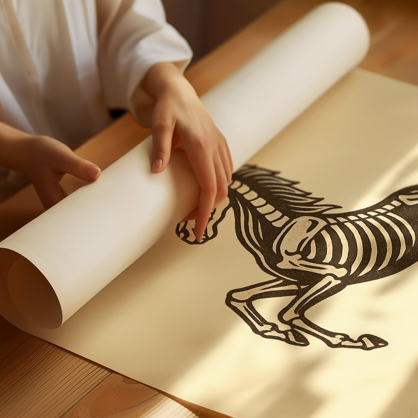 Bones Dance Under Desert Sun