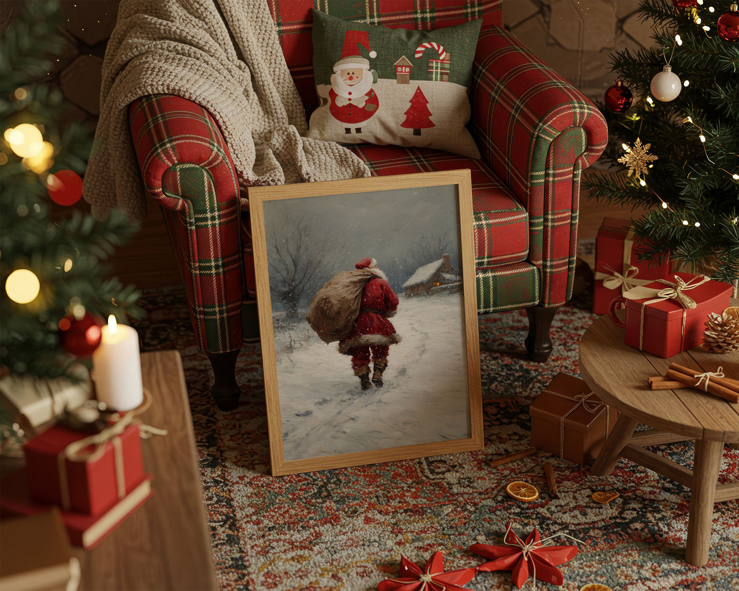 Snow Falls Soft On Christmas Eve