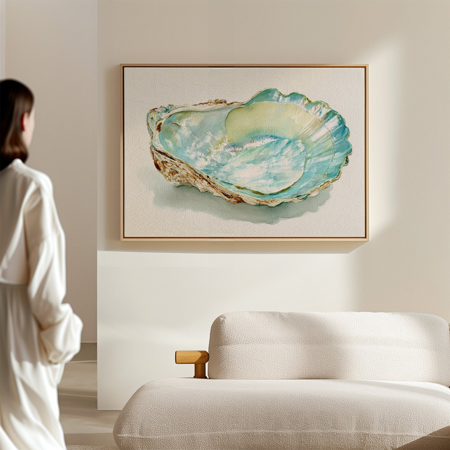 Ocean's Pearl Catches Morning Light