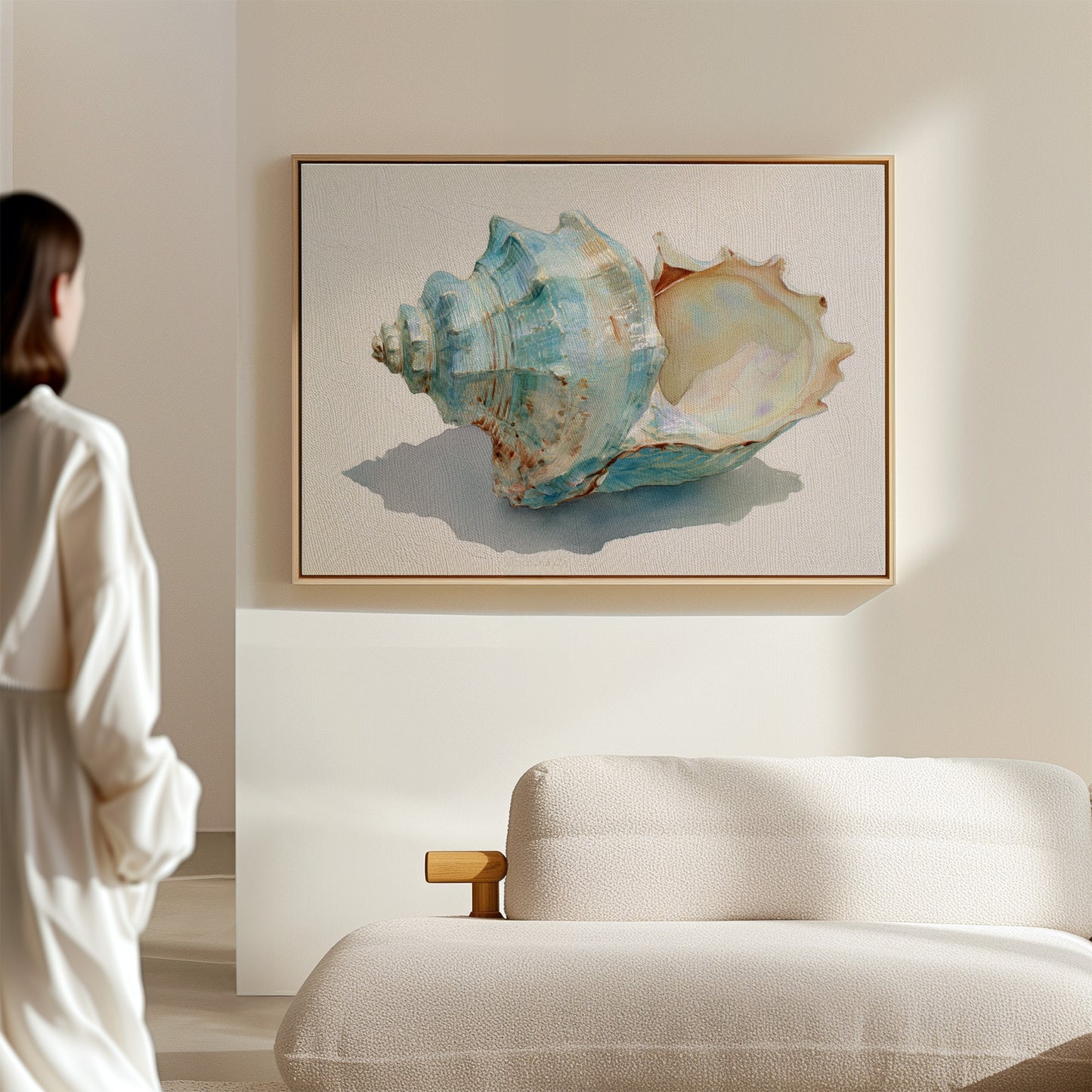 Ocean's Memory In Aqua Light