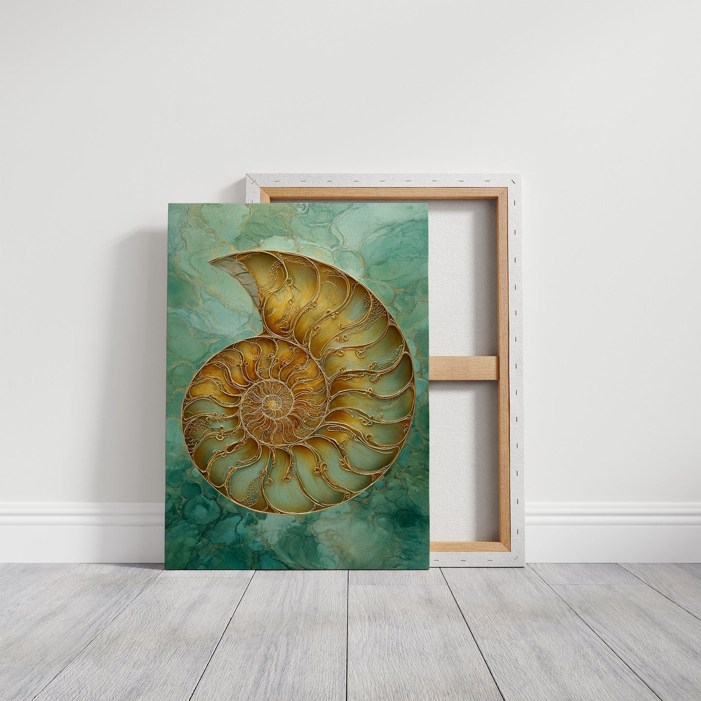 Golden Nautilus Whispers Timeless Secrets