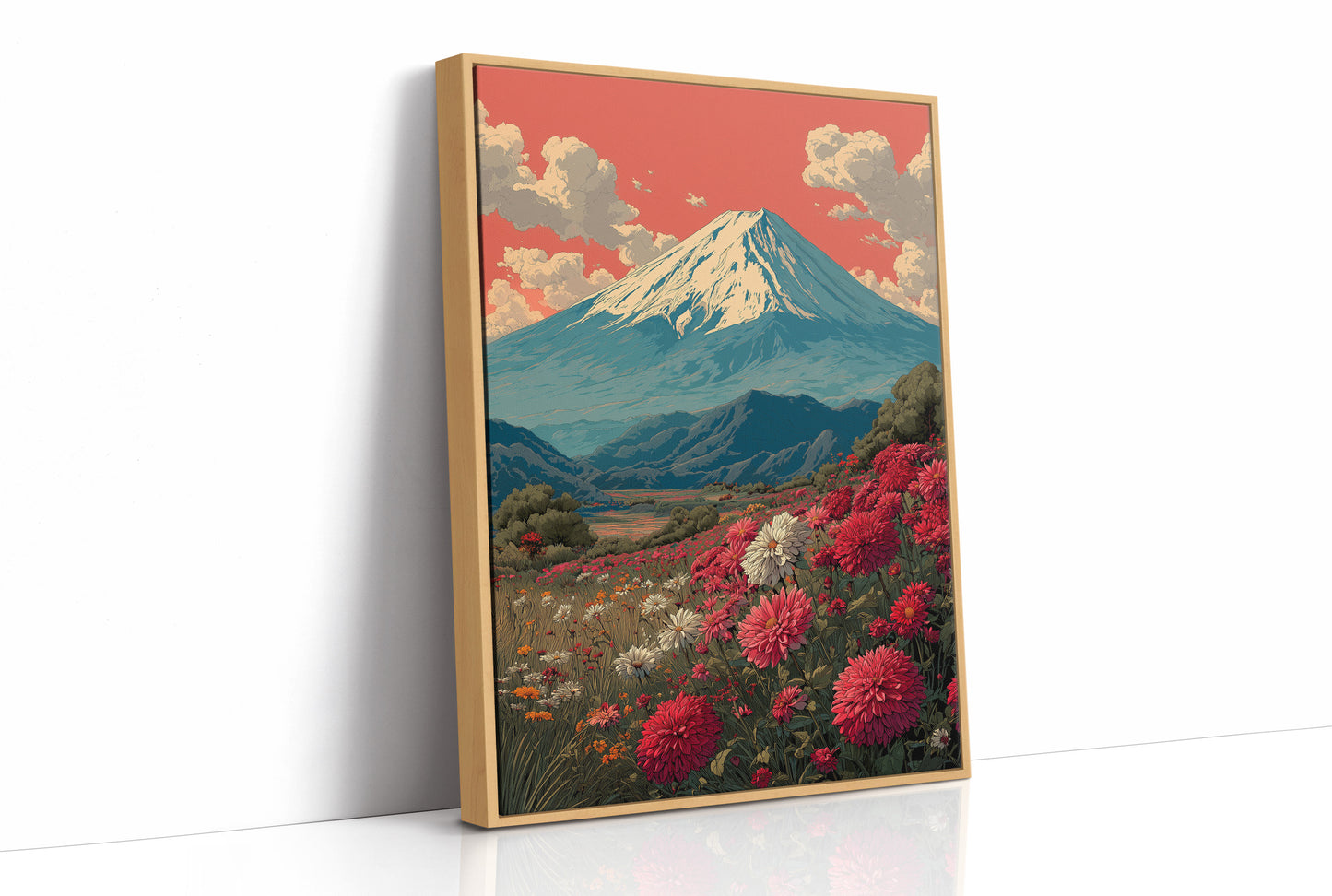 Where the Chrysanthemums Face Fuji