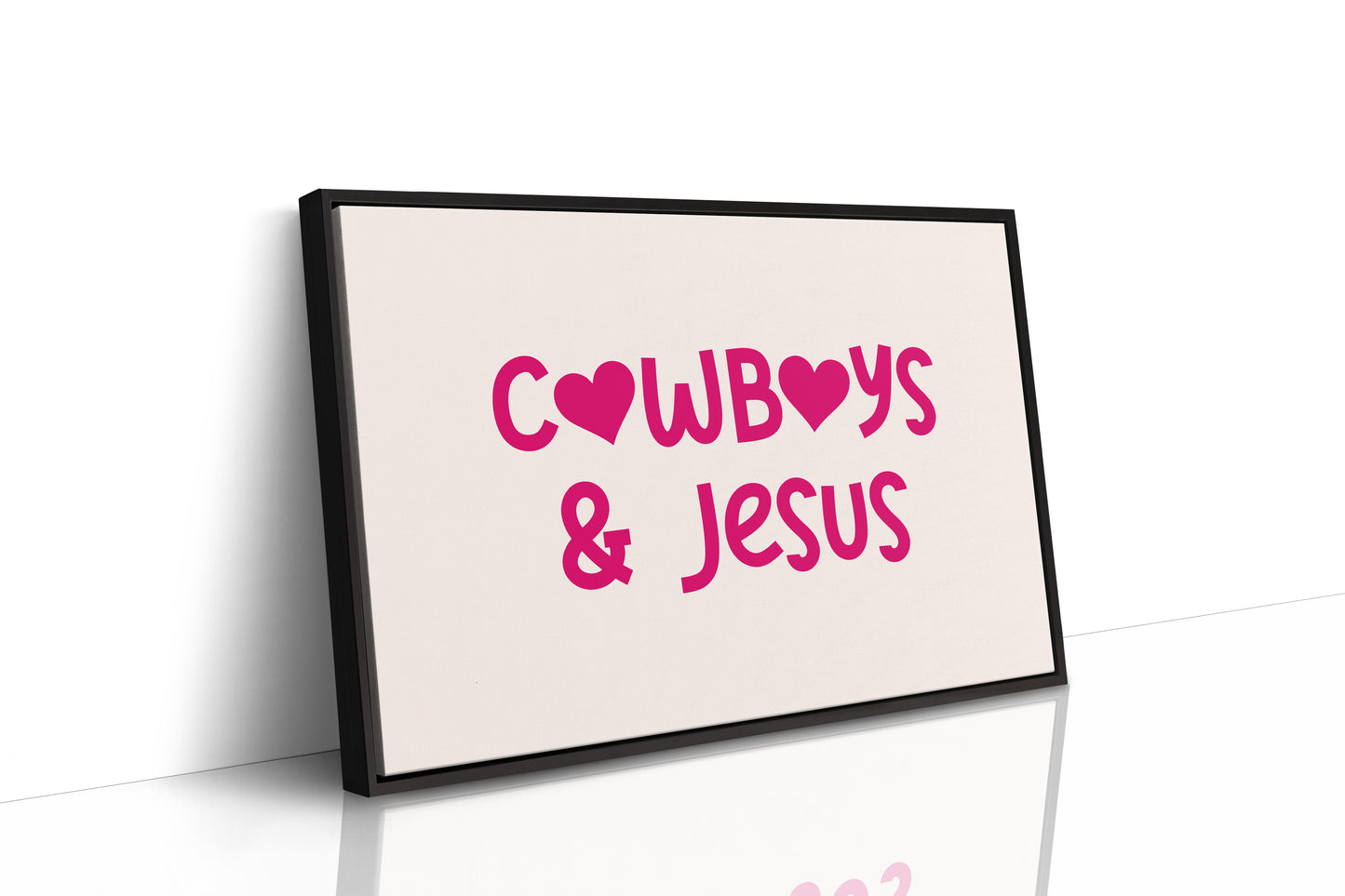 Cowboys and Jesus Western Wall Art