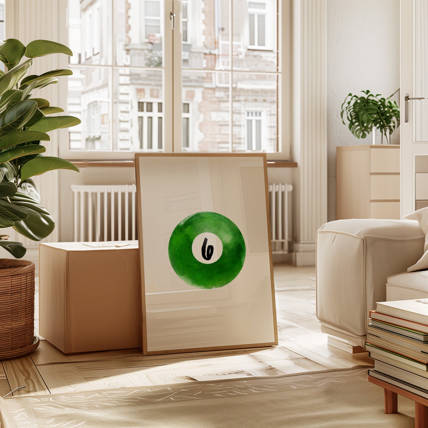 Lucky Six Floats In Emerald Depths