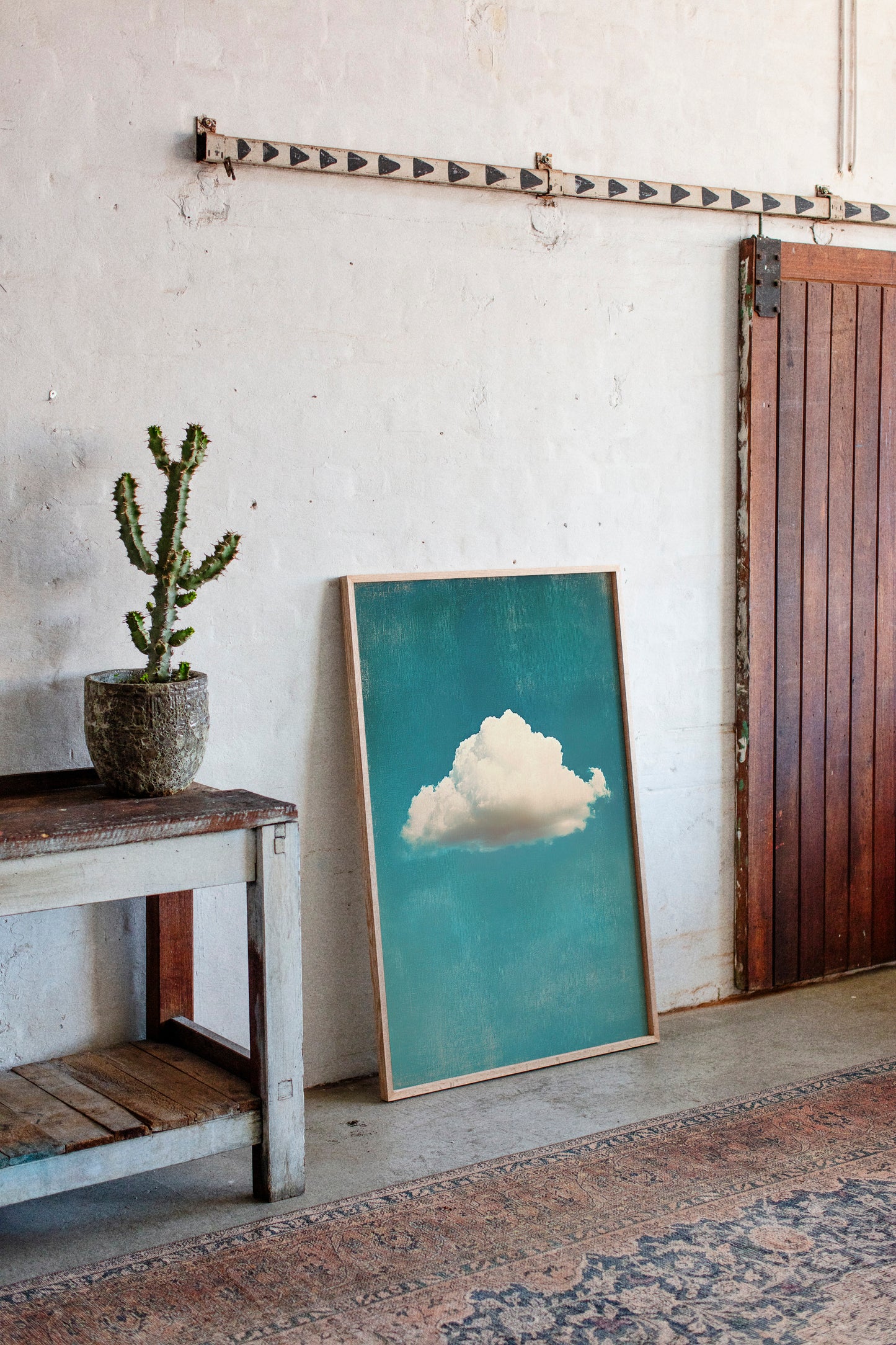 Daydream Cloud Over Turquoise Sky