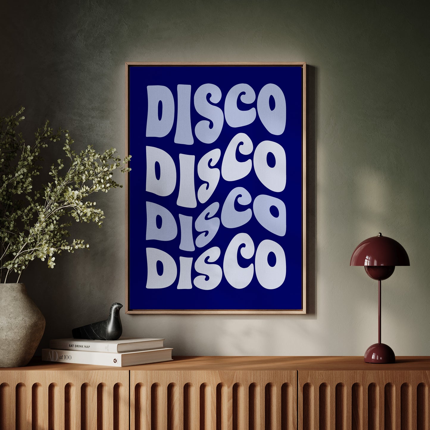 Midnight Grooves Dance Electric Blue