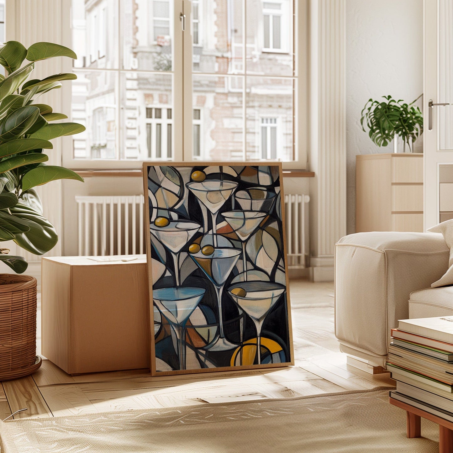 Martinis Dance In Cubist Night