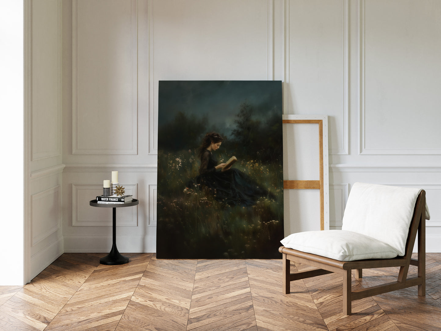 Twilight Reading in the Wild Meadow