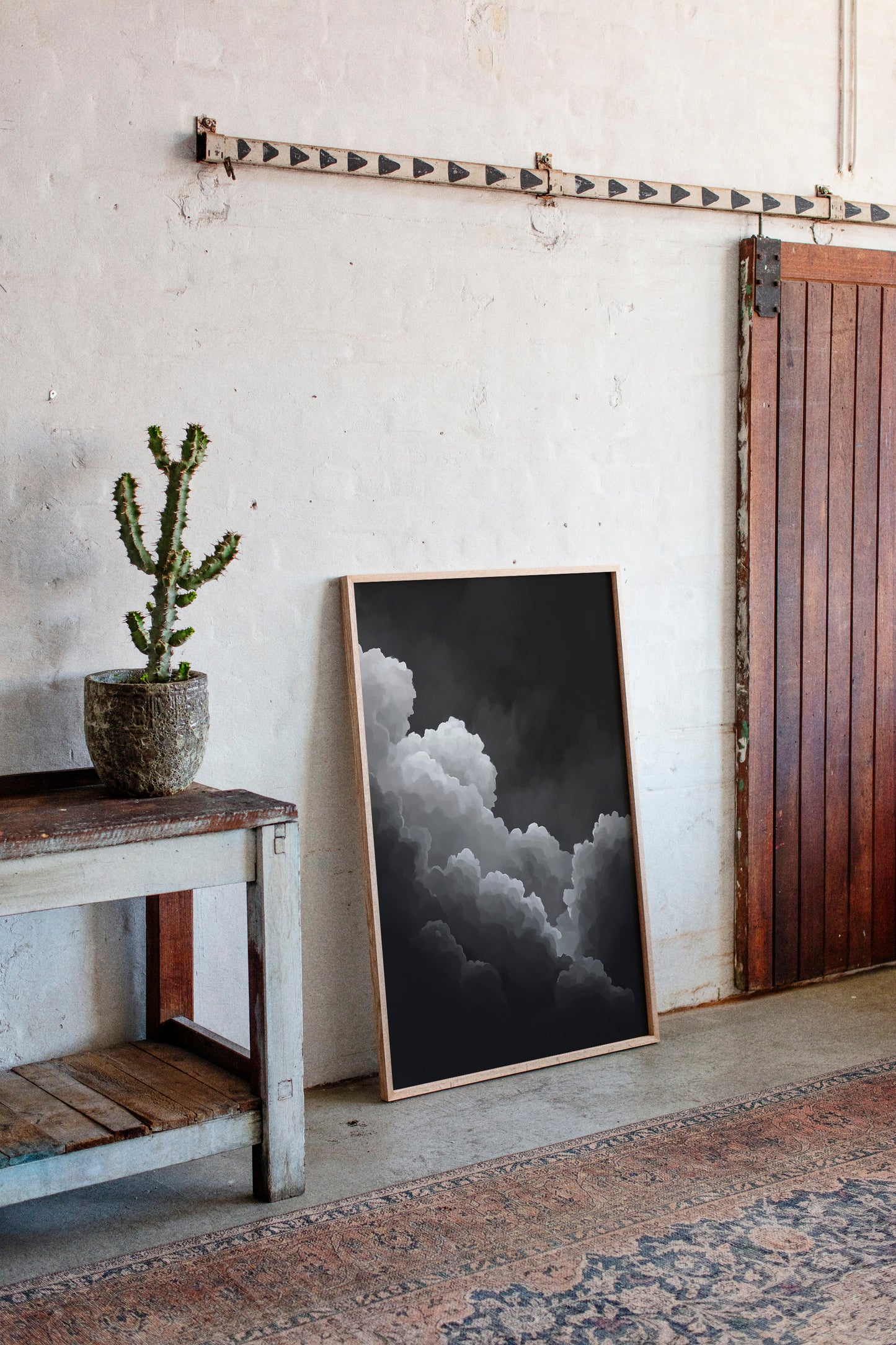 Shadowrise Through Painted Sky