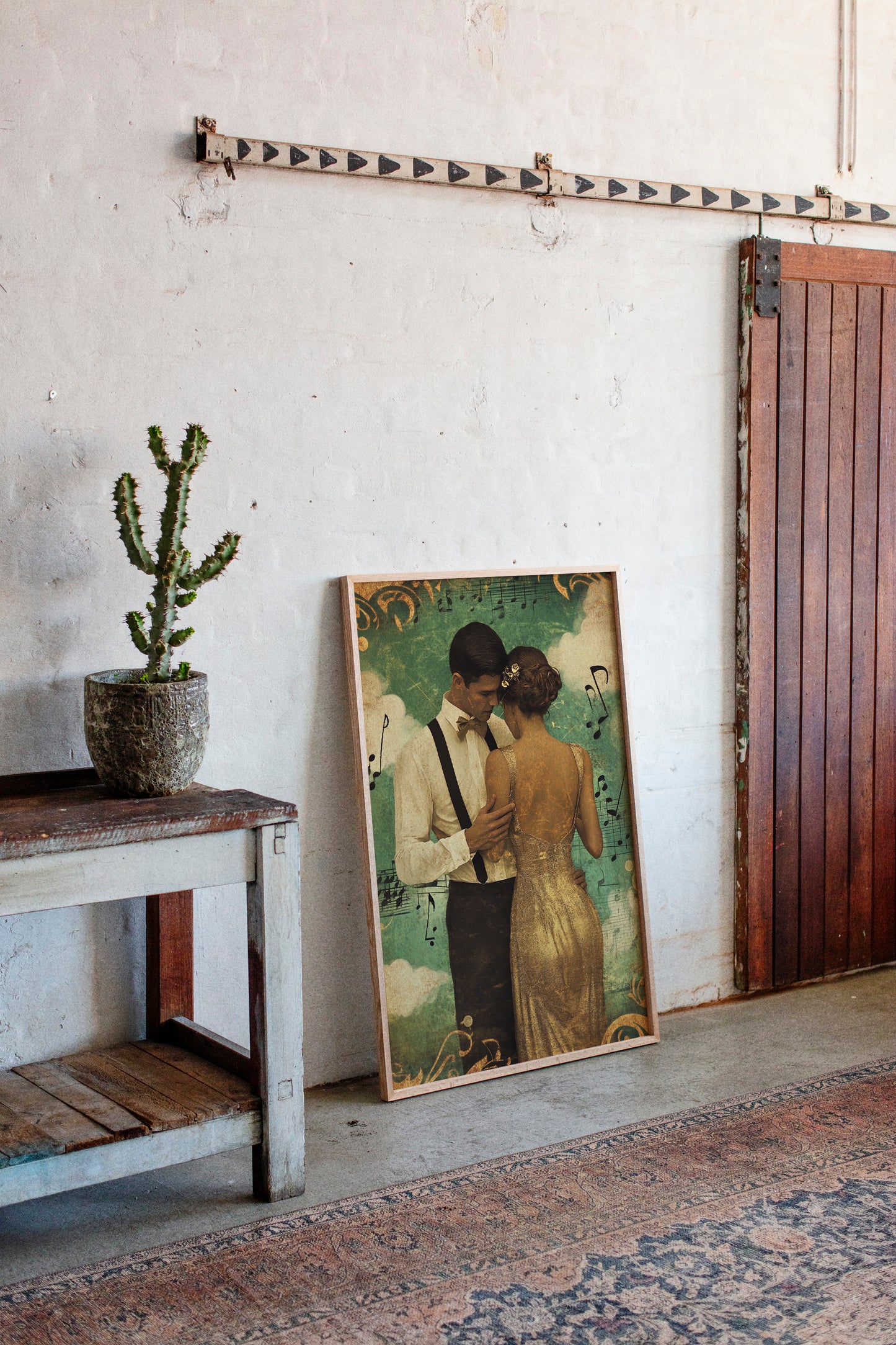 Golden Waltz Beneath the Music Sky