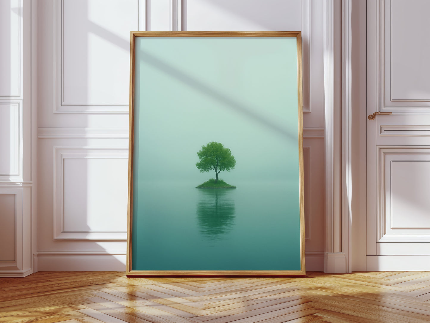 Solitary Tree in Mist