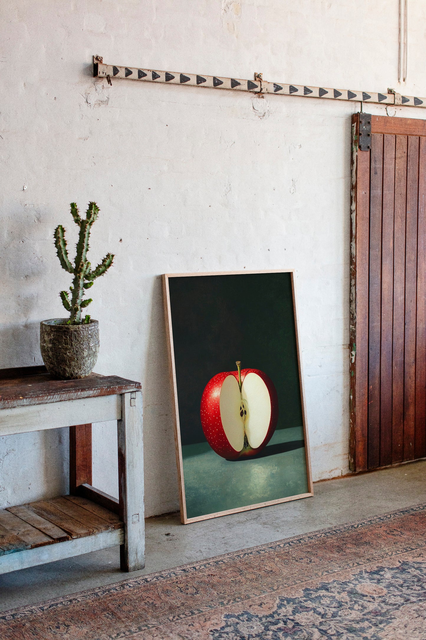 The Apple Divided in Stillness