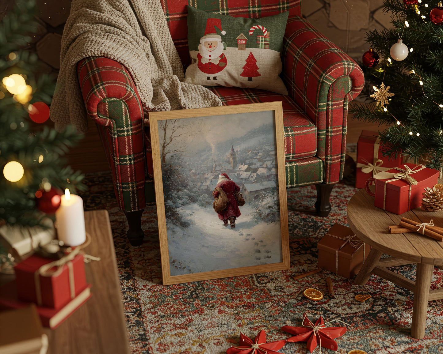 Snow Falls Softly On Sacred Night