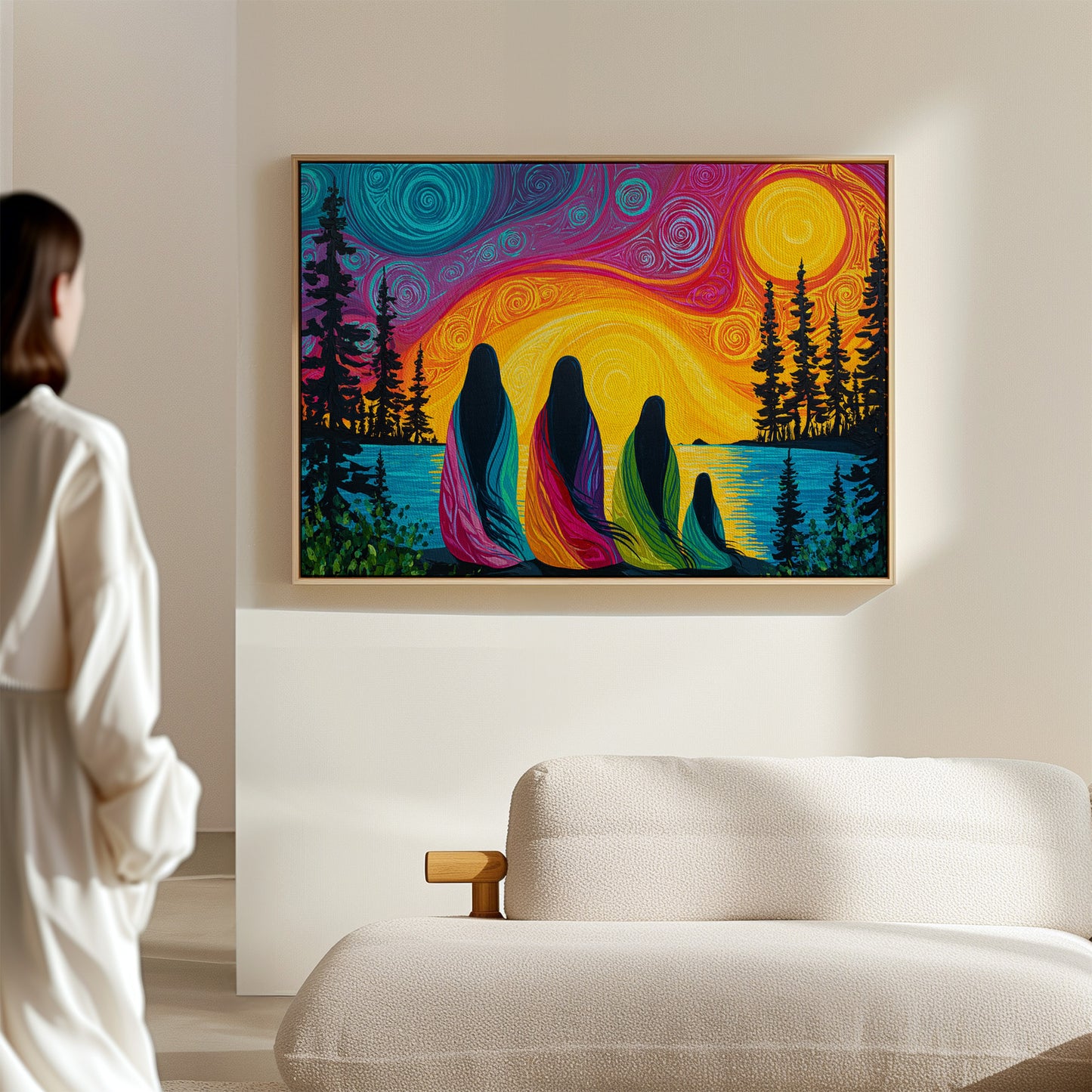 Sacred Waters Meet Northern Lights