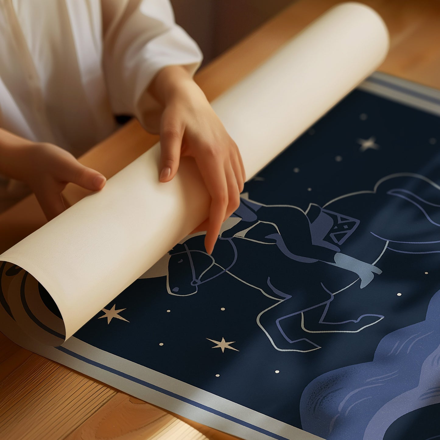 Midnight Rider Crosses Celestial Seas