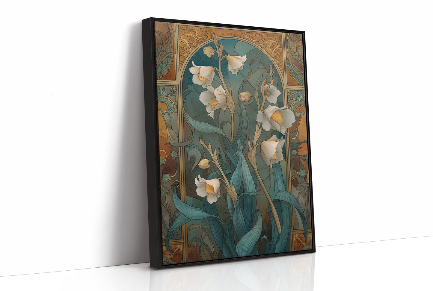 Where Daffodils Dream In Teal