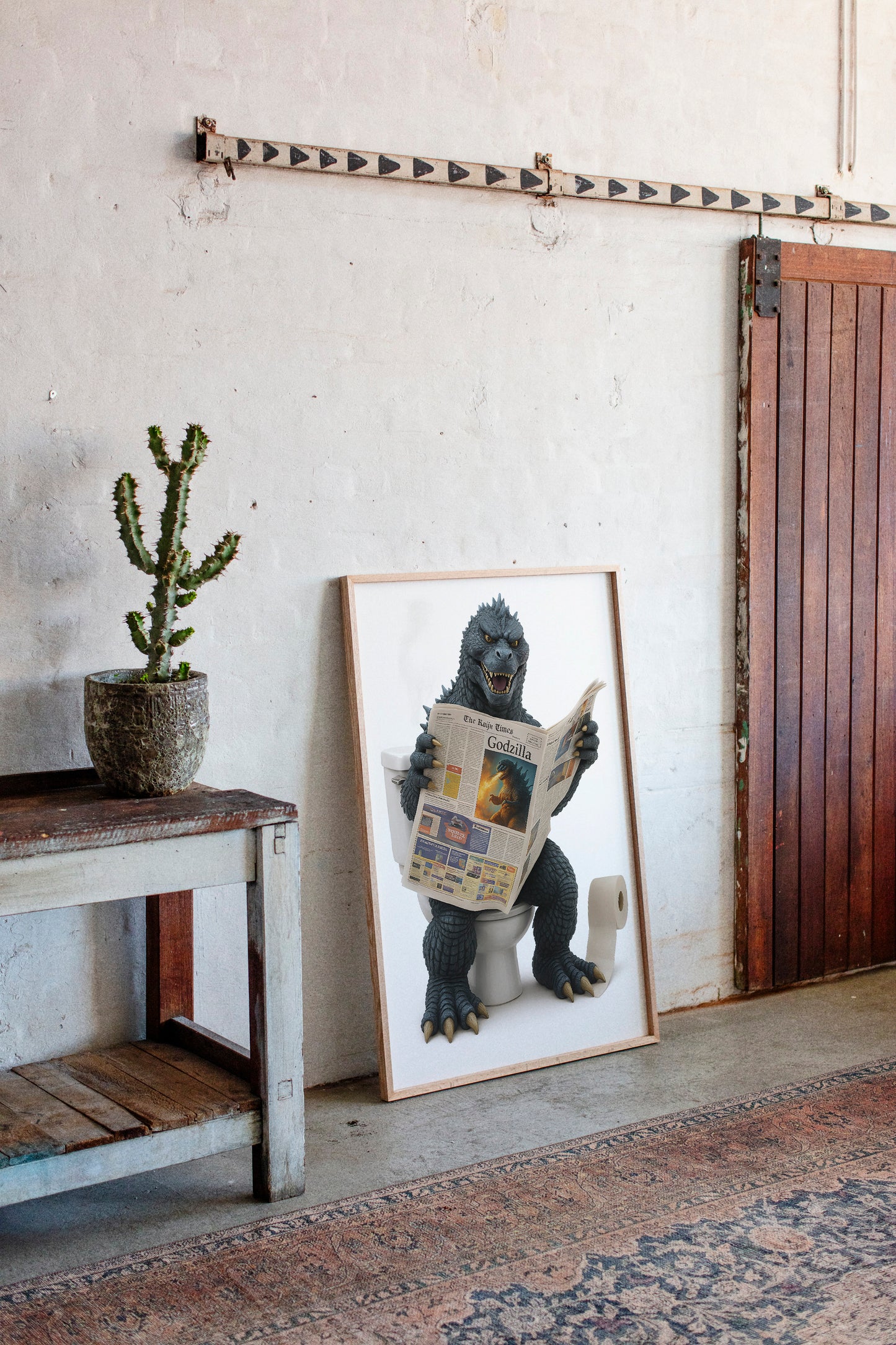 Godzilla on the Throne