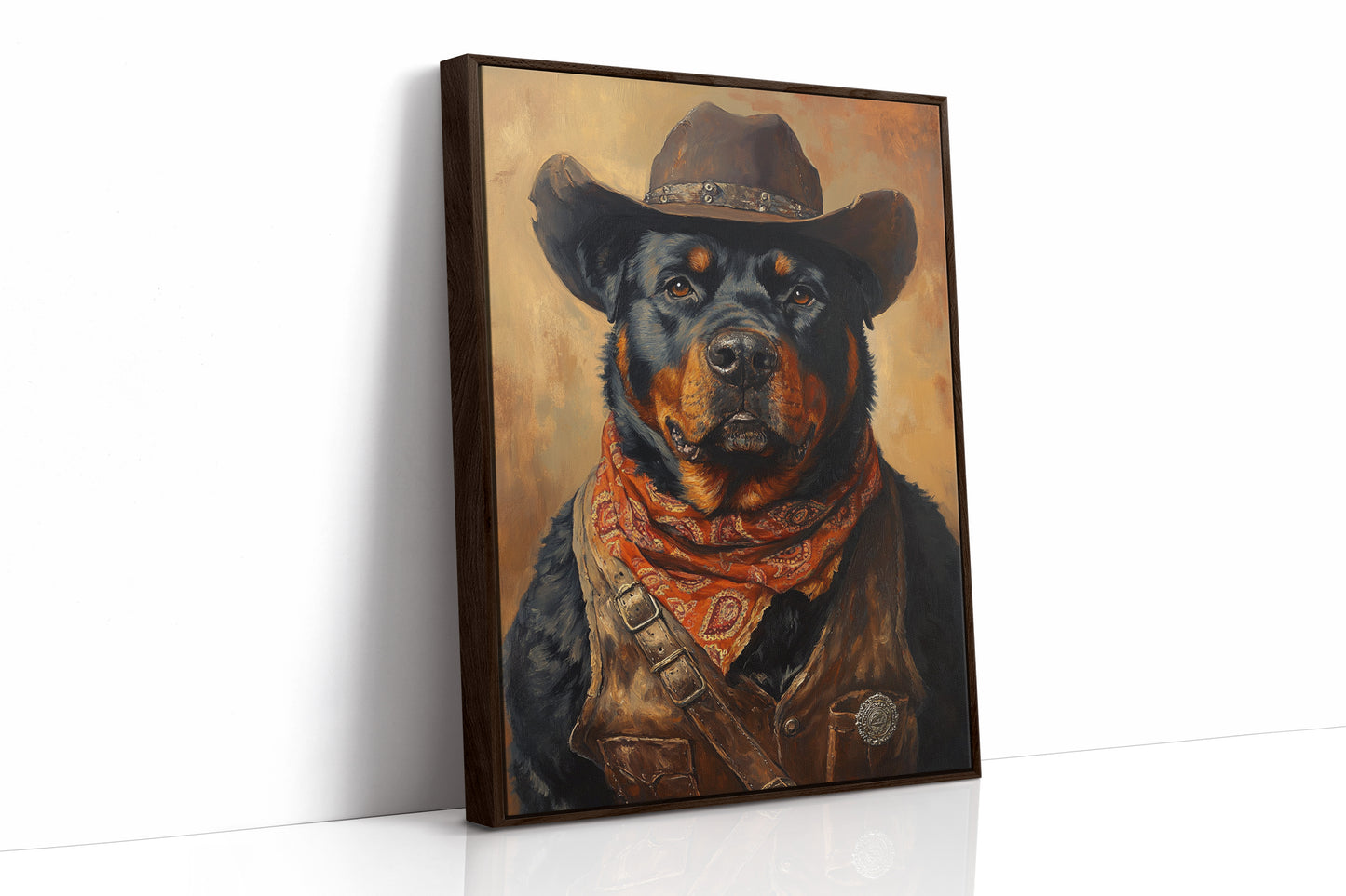 Rottweiler Ranger in the Wild West