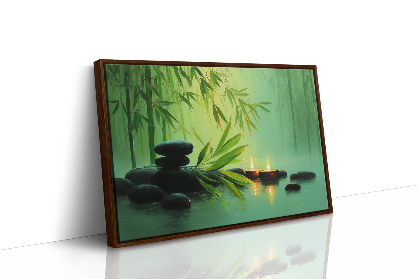 Bamboo Leaves Meet Sacred Waters