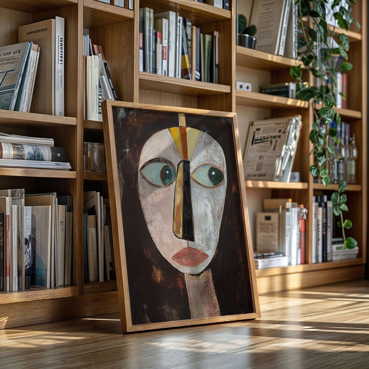 Turquoise Eyes Pierce Modern Shadows