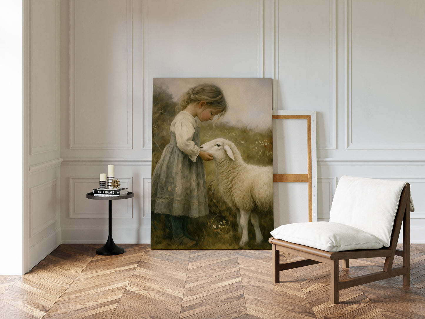 Little Shepherdess and Her Lamb