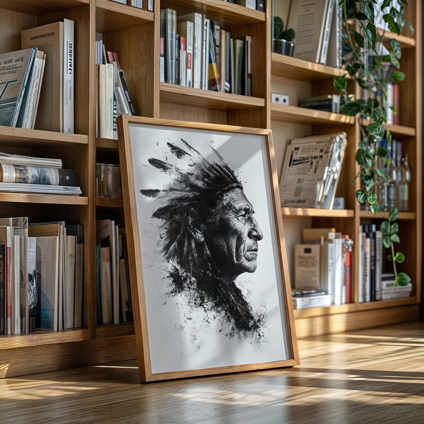 Spirit of the Plains in Ink