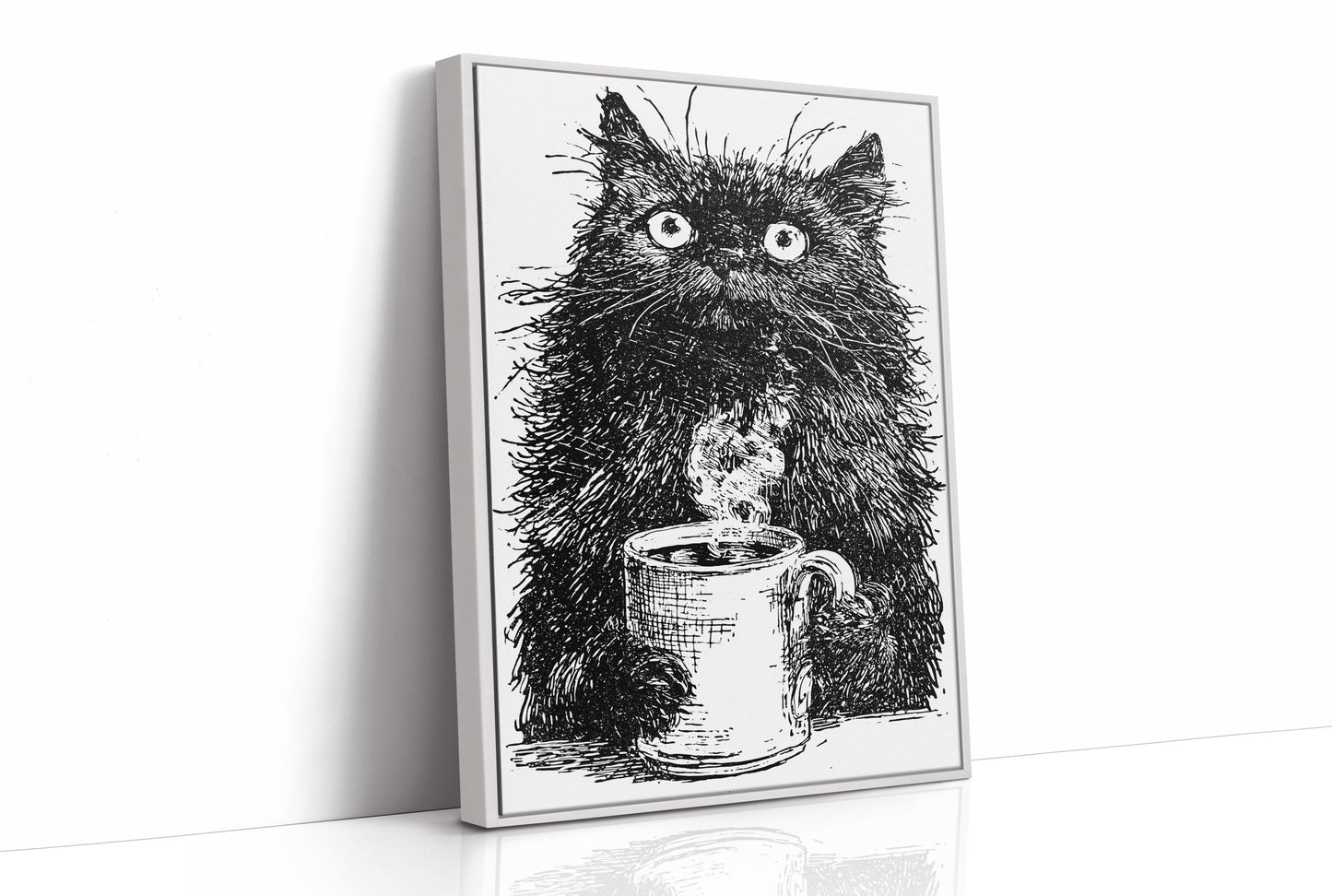 Cat After Too Much Coffee