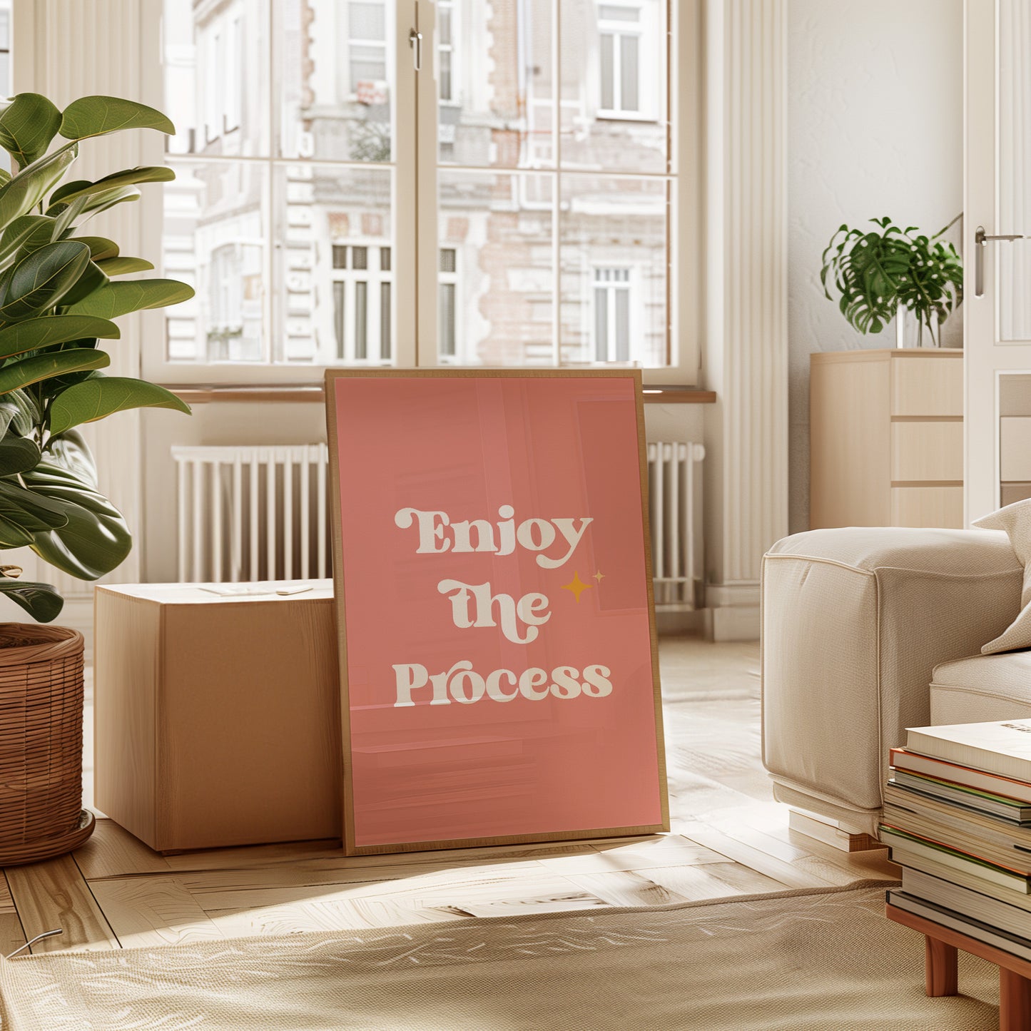 Coral Skies Carry Simple Wisdom