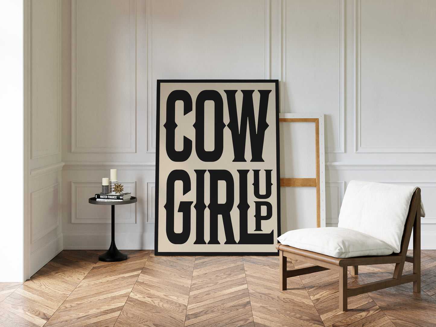 Cowgirl Up Bold Western Spirit Art
