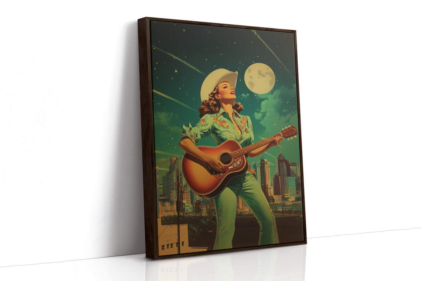 Moonlit Melodies Paint Nashville Green