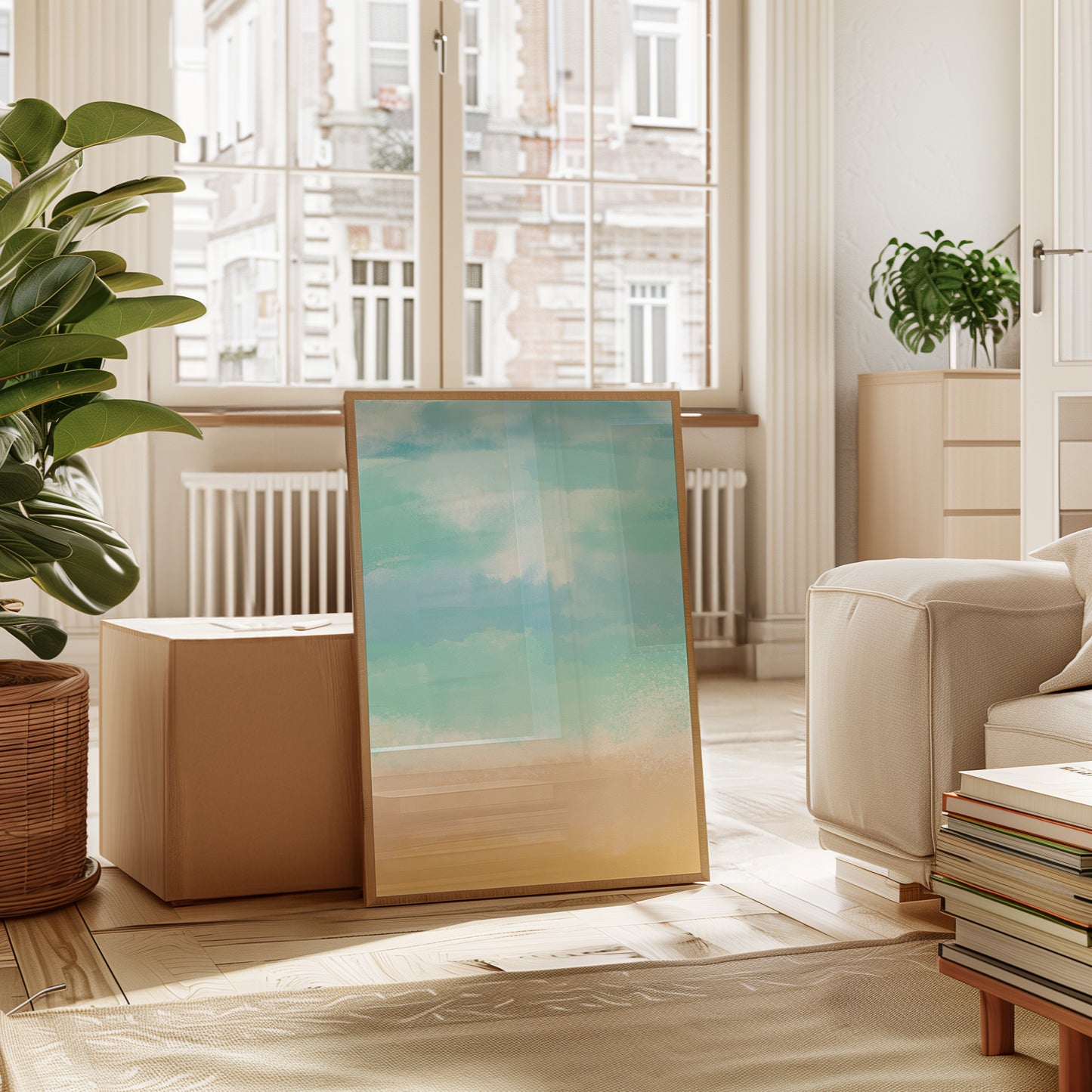 Turquoise Tides Paint Morning Peace