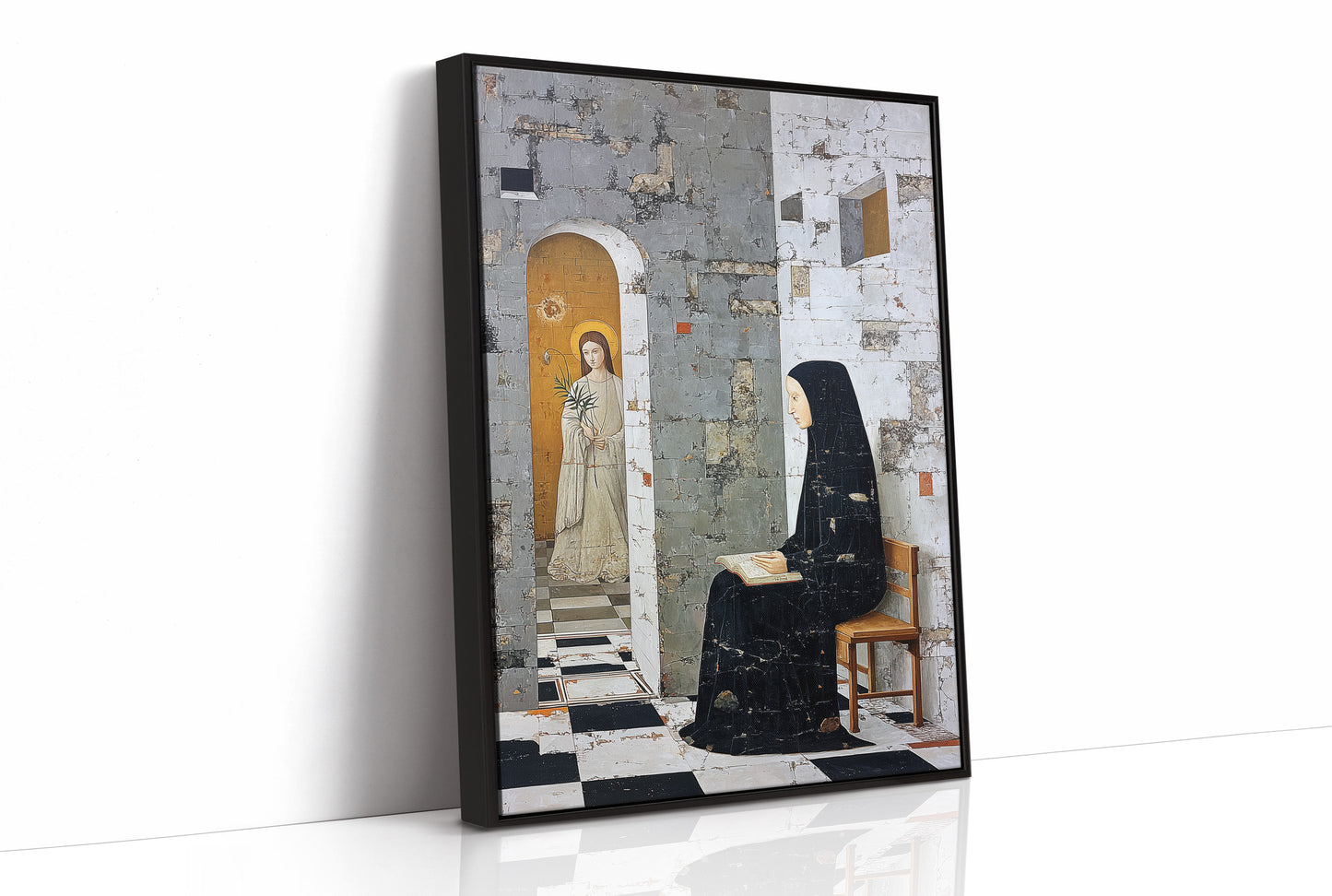 She Reads in Sacred Silence