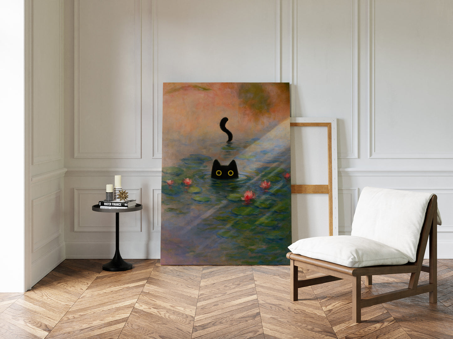 Mystery Cat Among the Lilies