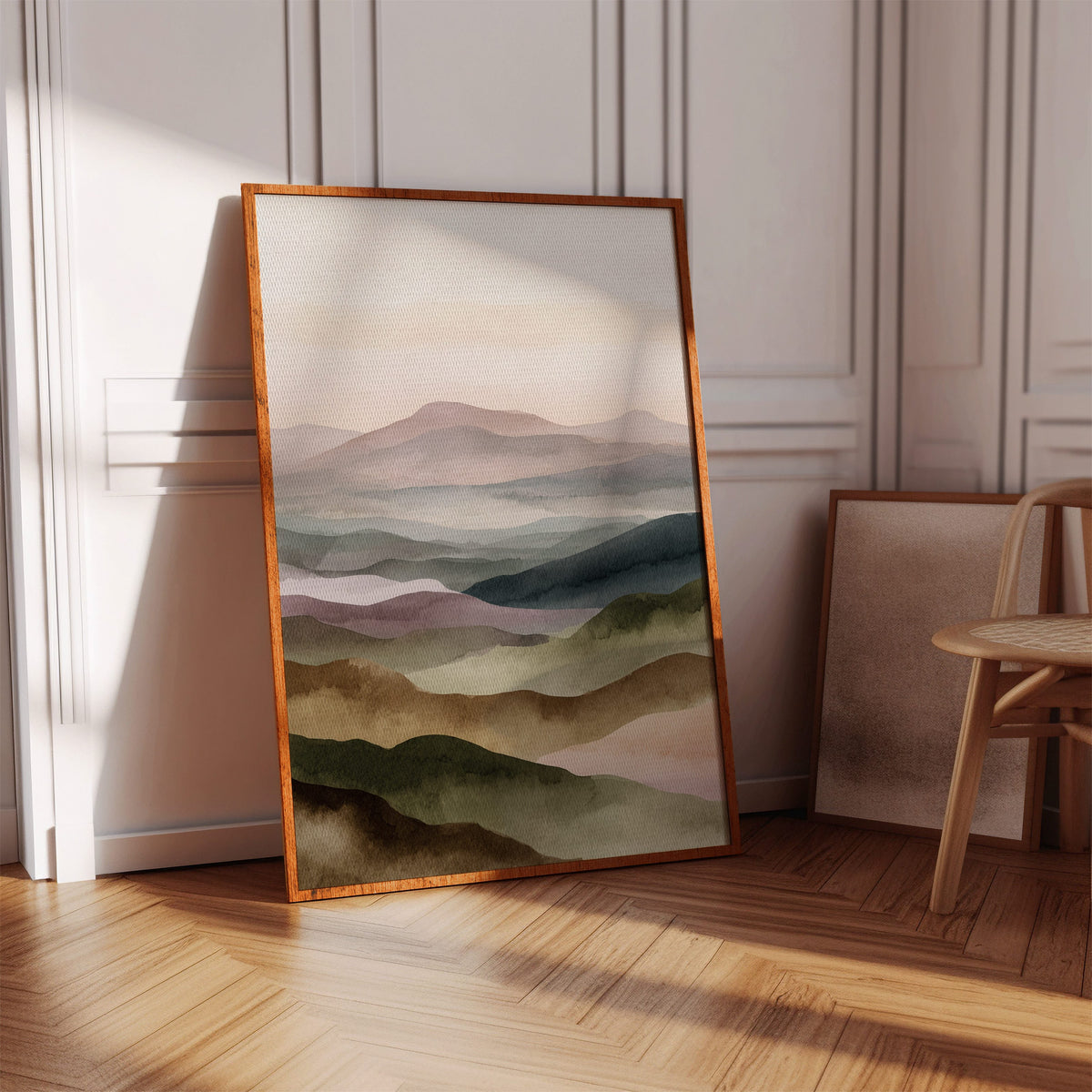 Mountains Breathe in Gentle Hues