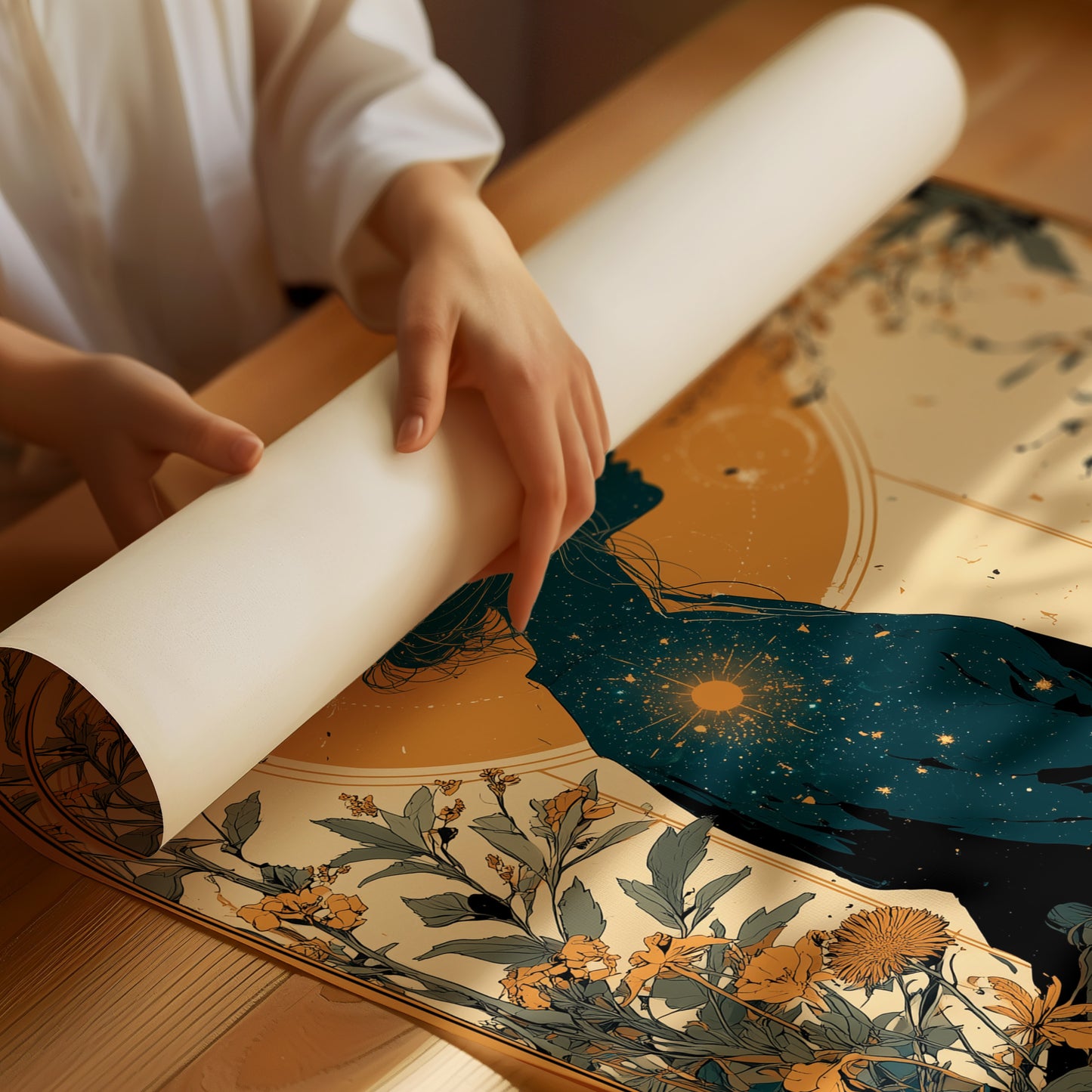 The Universe She Carries Quietly
