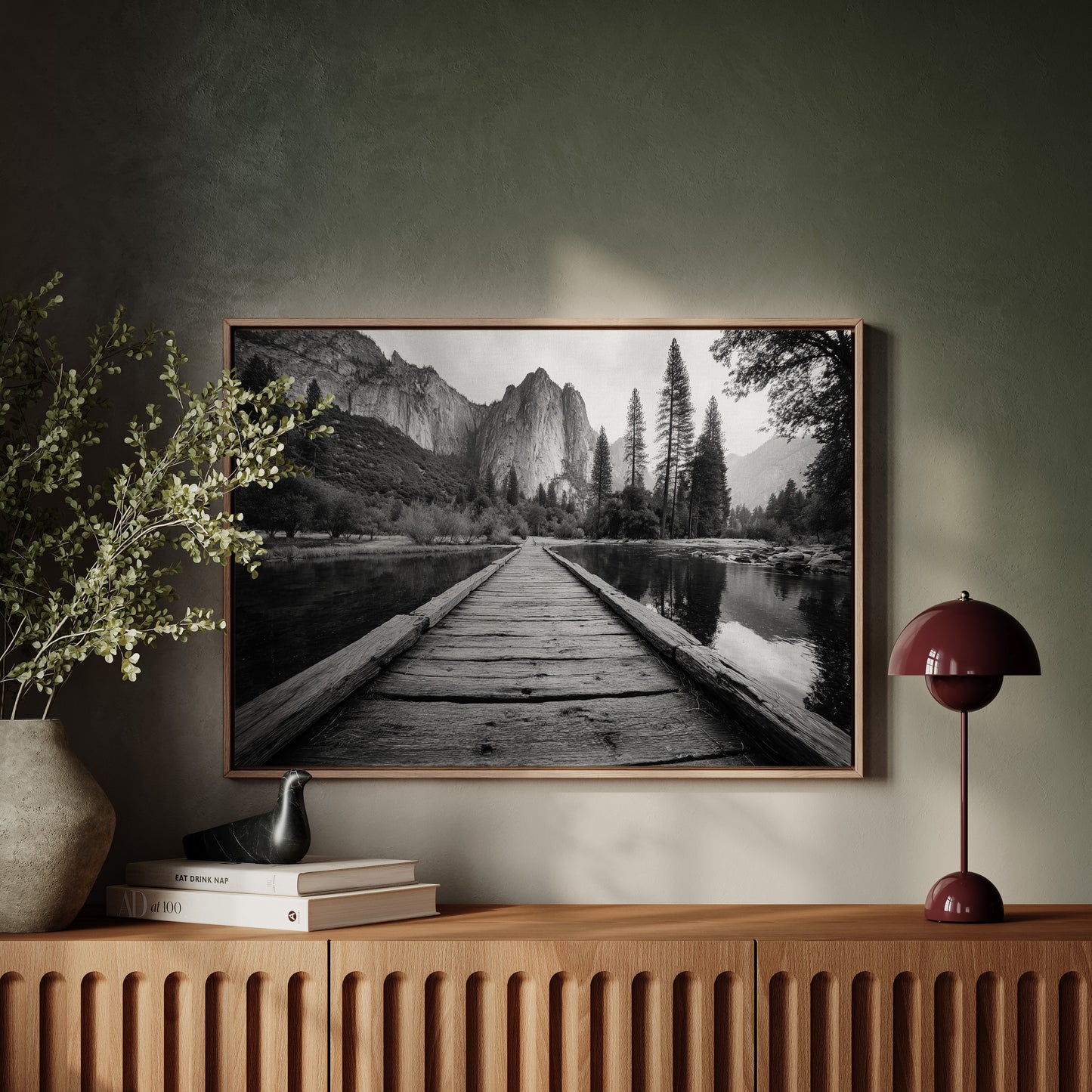 Wooden Path To Mountain Majesty