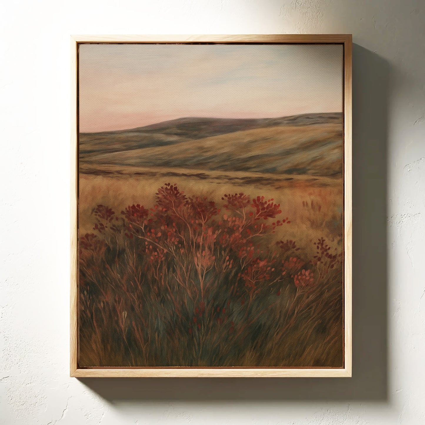 Crimson Sage at Golden Hour