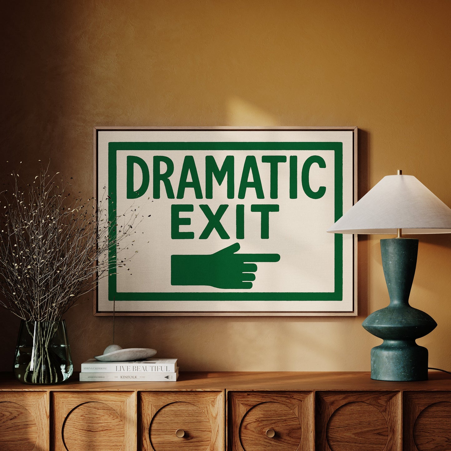 Dramatic Exit (Stage Left)
