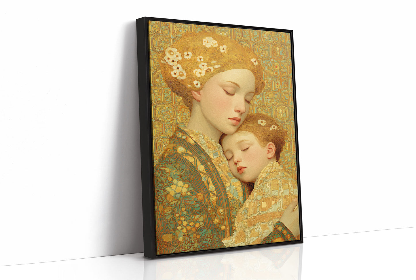 Gold and Quiet, She Holds Her