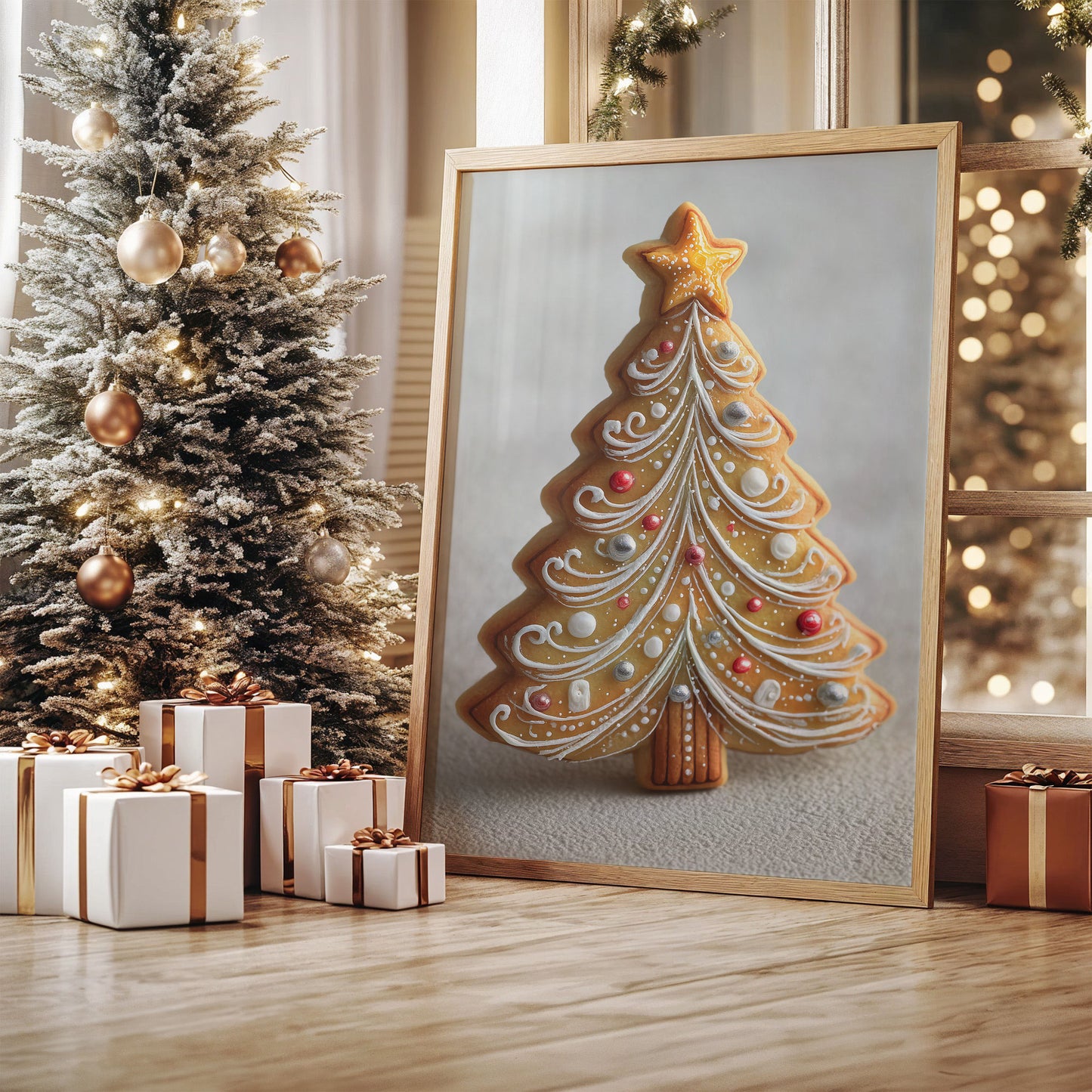 Sweet Frost Adorns December's Tree