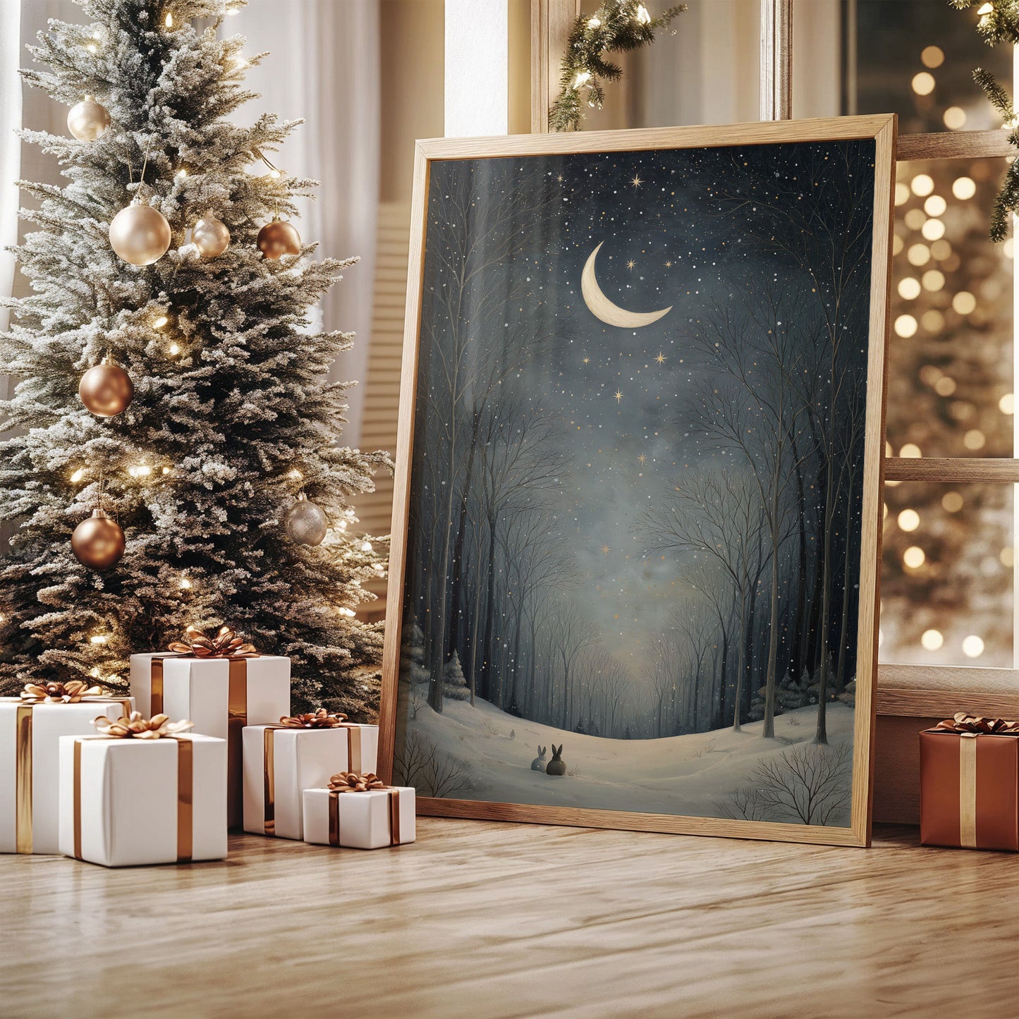 Moonlit Forest Shares Winter Tales