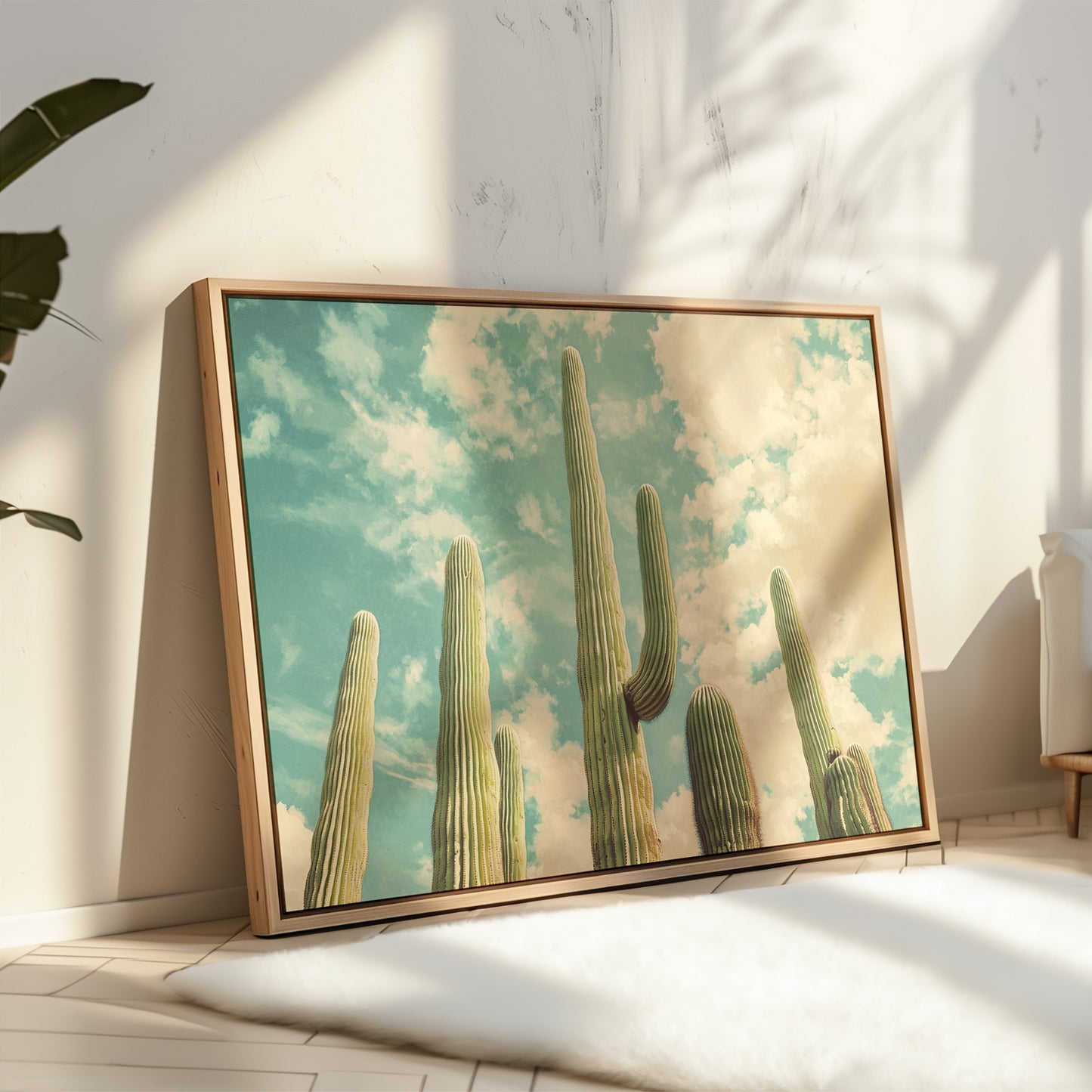 Desert Giants Under Dreamy Skies