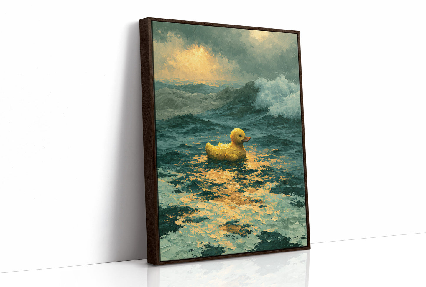 Rubber Duck Takes the Sea