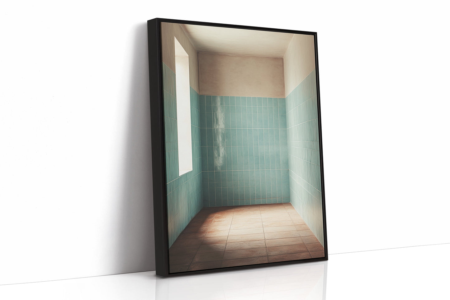 Morning Light Meets Mint Tiles