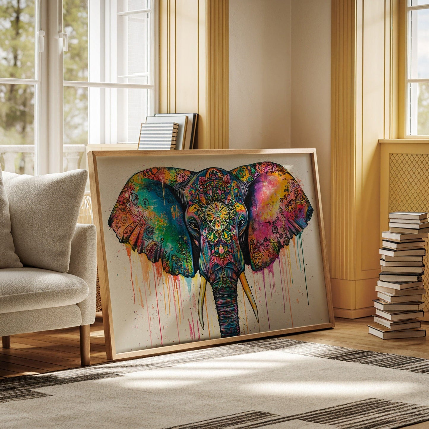 Sacred Colors Dance Through Tusks