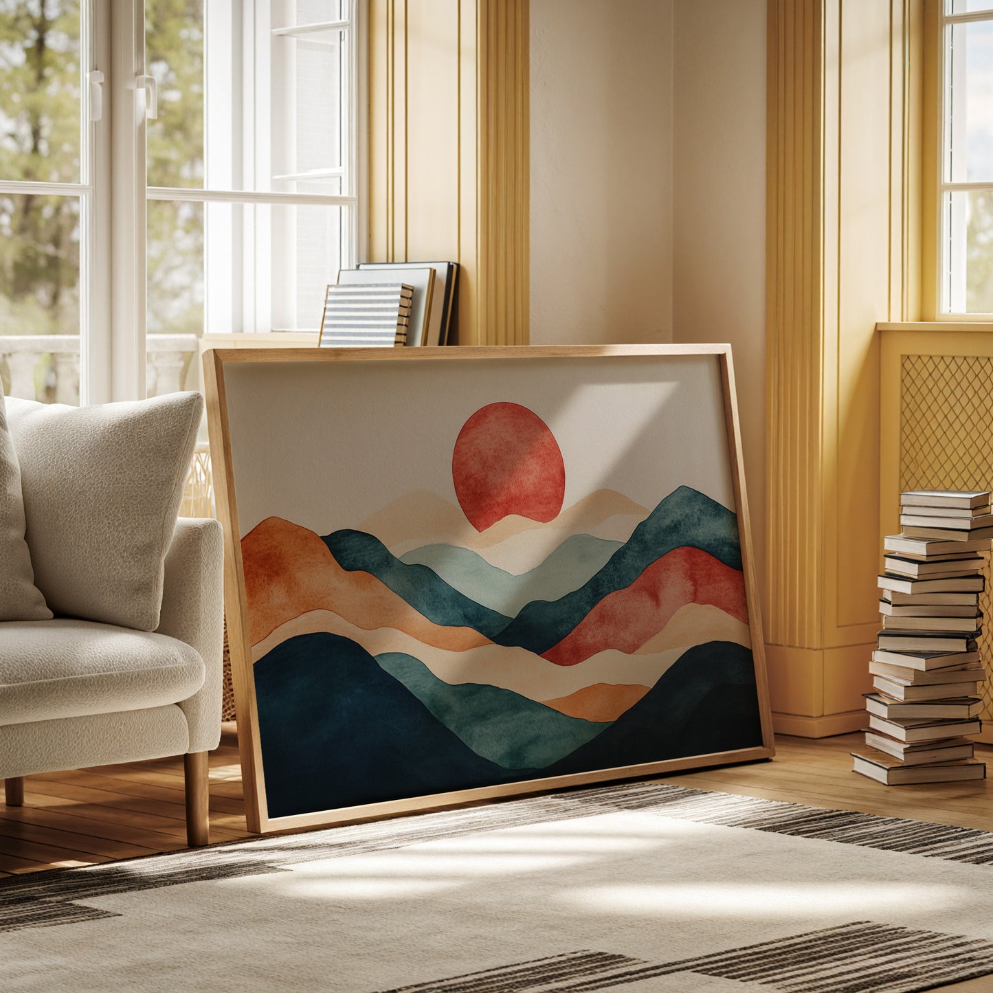 Mountains Flow Like Ocean Waves